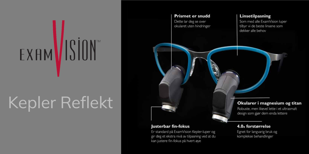 ExamVision Kepler Reflekt mange fordeler